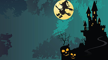 Halloween witch , Spooky, Eerie atmosphere HD wallpaper
