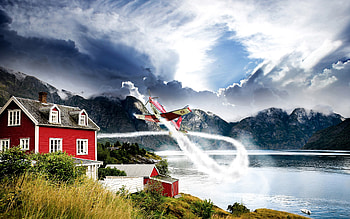 Norway Aviation, norway, nature HD wallpaper