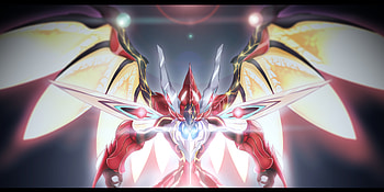 Odd-Eyes-Raging-Dragon, Dragon, Eyes, Odd, Raging HD wallpaper