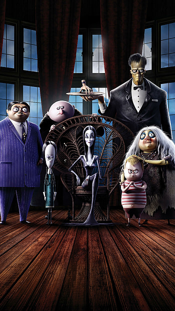 The Addams Family 2019 , Gothic aesthetics, Quirky characters, Spooky fun HD phone wallpaper