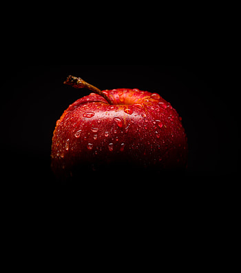 Red, fresh apple, close up HD phone wallpaper