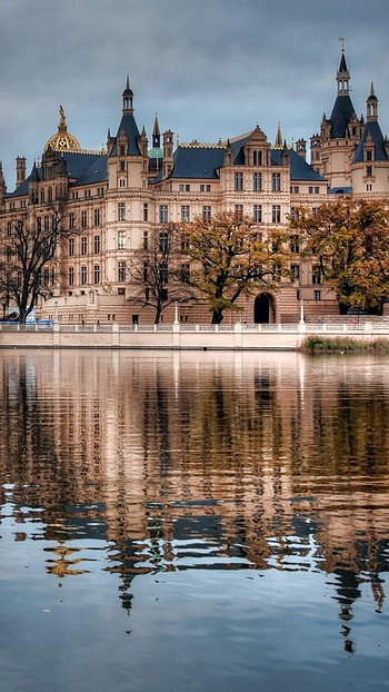 Schwerin, Castles HD phone wallpaper