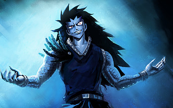 Gajeel Redfox, Iron dragon slayer, Fairy Tail guild, Powerful magic HD wallpaper