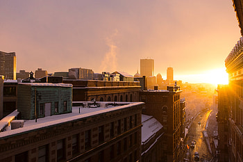 City Sunset Building Sunrise , city, sunrise, sunset, buildings, graphy HD wallpaper