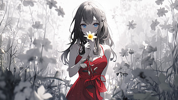 Primrose Dreams Graceful Anime Girl, anime-girl, anime, ai-girls, ai, artist, artwork, digital-art HD wallpaper