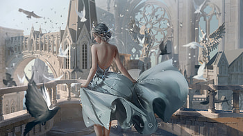 Queen Of City , queen, artist, artwork, digital-art, artstation HD wallpaper
