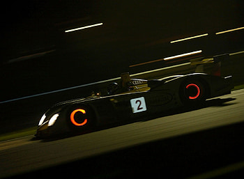 Audi, dark, car, lights HD wallpaper