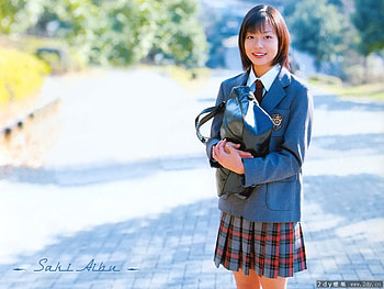 cute,sexy actress,Saki Aibu,school uniform, cute, sexy actress, school uniform, saki aibu HD wallpaper