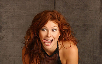HEATHER VANDEVEN, sexy, redhead, tongue HD wallpaper