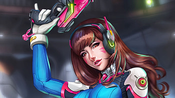 Dva Overwatch Game , dva-overwatch, overwatch, games, artwork, artist, digital-art, deviantart HD wallpaper