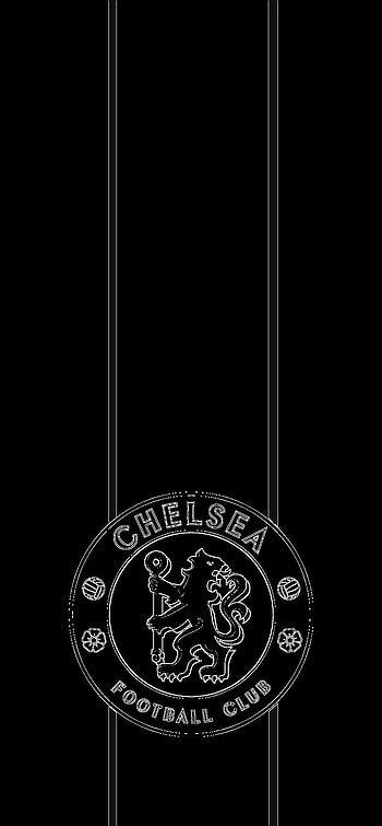 Chelsea, badge, symbol, black, chelseaclub HD phone wallpaper