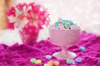 Food, Candies, Bright, Vase HD wallpaper