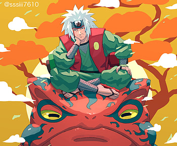 Jiraiya & Gamakichi, Gamakichi (Naruto), Jiraiya (Naruto), Anime, Naruto HD wallpaper