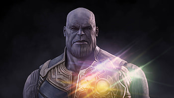 Thanos, thanos, superheroes, digital-art, artwork HD wallpaper