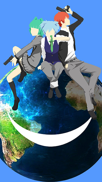 Anime Assassination Classroom, Dynamic art, Engaging storytelling, Captivating characters HD phone wallpaper