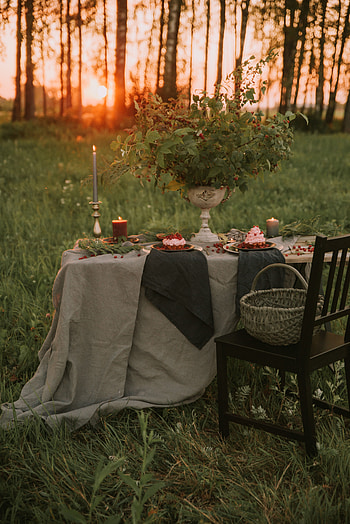 Nature, Sunset, Miscellanea, Miscellaneous, Chair, Table, Romance HD phone wallpaper