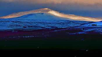 Yorkshire Mountain, snow, mountains, nature HD wallpaper