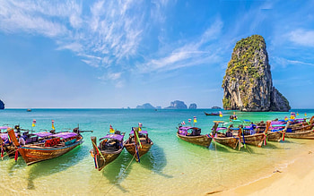 Exotic beach, tropics, graphy, tropical, boats, exotic, , travel, beach HD wallpaper