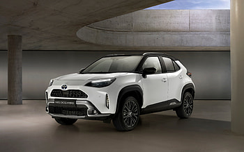 2021, Toyota Yaris Cross Hybrid Adventure, exterior, new white Yaris Cross, crossover, Japanese cars, Toyota HD wallpaper