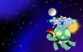 Discworld, Turtle, Tv Show, My Little Pony: Friendship Is Magic, Elephant, Tank (My Little Pony), My Little Pony HD wallpaper