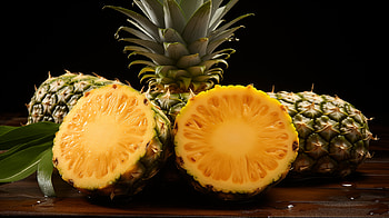 H1> Pineapple Delight - Exotic Fruits Background, food, pineapple HD wallpaper