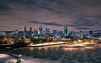 Landscape, Cities, Night HD wallpaper