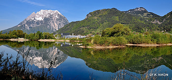 mirror lake, mirror, mountains, austria, lake HD wallpaper