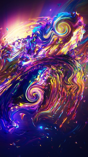 4 k, Wave Art HD phone wallpaper