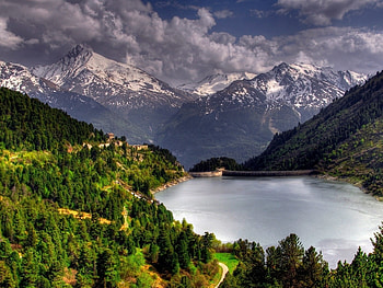 Landscape, Nature, Mountains, Lakes HD wallpaper
