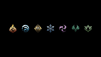 Genshin Impact Character Symbols Genshin Impact HD wallpaper
