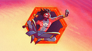Pavitr Prabhakar In Spiderman Across The Spider Verse , spider-man-across-the-spider-verse, spiderman, superheroes, movies, artist, artwork, digital-art, behance HD wallpaper