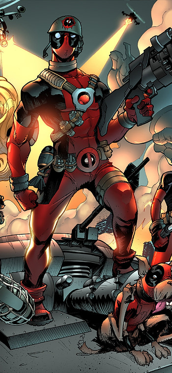 Deadpool: Comic-Style Vertical , Comic, Deadpool HD phone wallpaper