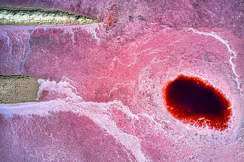 Abstract, Pink, View From Above, Surface, Relief HD wallpaper