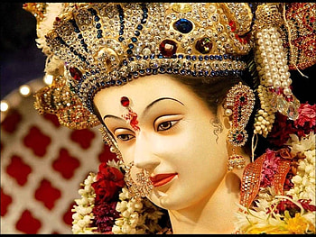Ambe Maa is the reason for strength and prosperity in our lives HD wallpaper