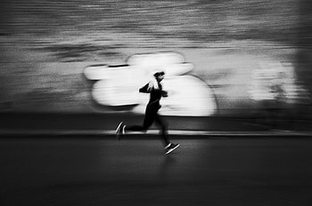 Miscellanea, Miscellaneous, Outlines, Bw, Chb, Speed, Run, Running, Athlete, Sportsman HD wallpaper