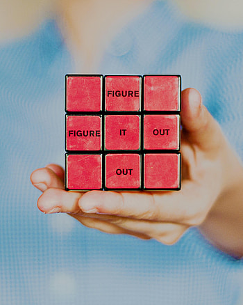 Words, Hand, Inscription, Rubik's Cube HD phone wallpaper