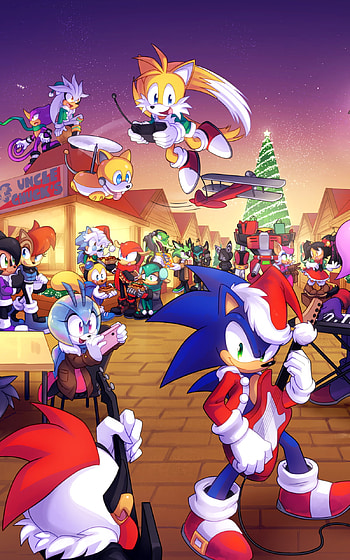 Sonic Holiday Dash – Festive Fun , video game, Sonic the Hedgehog HD phone wallpaper