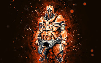 Grendel, , brown neon lights, Warframe, RPG, Warframe characters, Grendel Build, Warframe Builds, Grendel Warframe HD wallpaper
