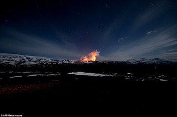 Icelandic volcano, iceland, volcano, nature HD wallpaper