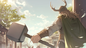 Thor: Avengers - Epic Comic Art, Comic, Thor, Avengers HD wallpaper