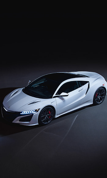 Acura NSX white, 2019, , 6 Plus HD phone wallpaper