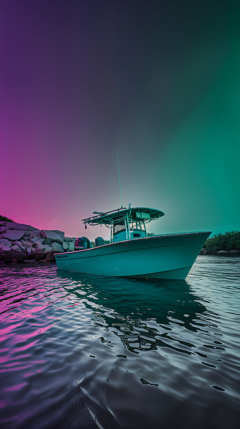 Serene Fishing Escape: Stunning , fishing, boat, water, nature HD phone wallpaper
