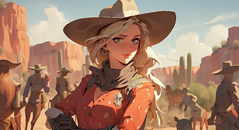 Cowgirl Style Women, cowgirl, fantasy, woman HD wallpaper