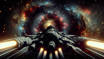 Epic Starship Voyage - Ultra, starship, spaceship, galaxy, space, Science Fiction HD wallpaper