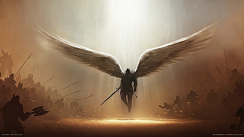 Blizzcon 2011 Diablo 3 Tyrael HD wallpaper