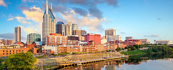 Nashville, Tennessee, Travels, downtown skyline HD wallpaper