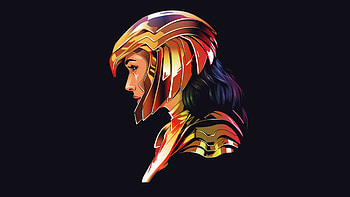 Wonder Woman 1984 Minimal, wonder-woman, superheroes, artwork, minimalism HD wallpaper