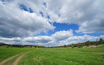 Landscape, Fields HD wallpaper