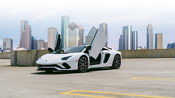 White Lamborghini Aventador 2018, lamborghini-aventador, lamborghini, cars HD wallpaper