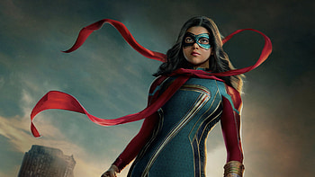 Iman Vellani Aramis Knight Matt Lintz Saagar Shaikh Yasmeen Fletcher Rish Shah Ms Marvel HD wallpaper